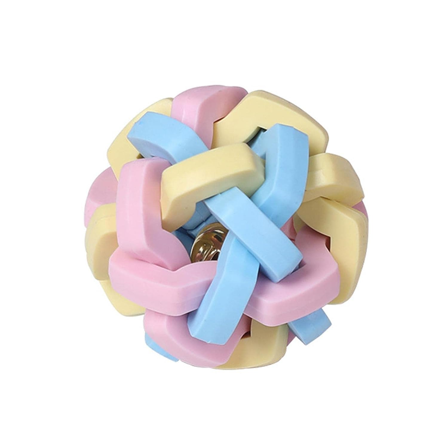 Foodie Puppies Interactive Dog Chew Ball Toy for Small to Medium Dogs - (Wicker Ball) (7.5cm) | Teeth Cleaning Rubber Ball with Built-in Bell | Durable Dog Playing & Teething Toy (B0CHJVBGM4) Amazon Price History, Amazon Price Tracker
