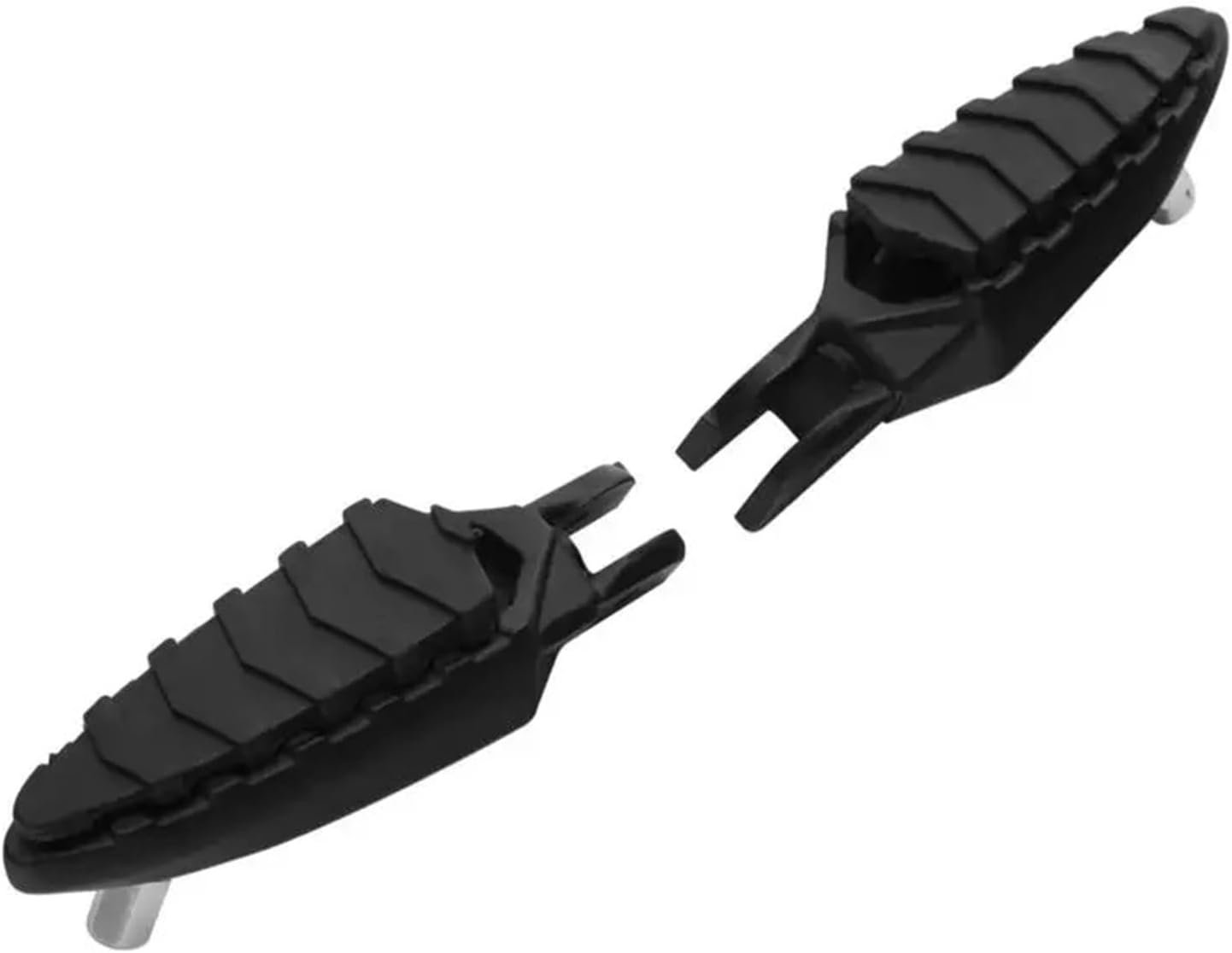 Compatible with Diavel 1260 S 1198 FL Motorcycle Rider Front Footrest(All Matte Black)