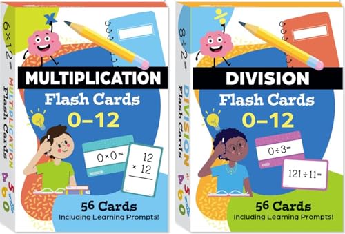 Multiplication & Division Flash Card 2-Deck Set (Flash Card Series)