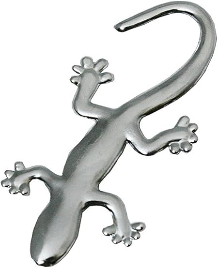 Amazon Sunny 3d カーステッカー トカゲ ヤモリ エンブレム キズ隠し 凹み隠しに 車 シルバー ドレスアップ 強粘着 ドレスアップ Yamori シルバー ステッカー デカール 車 バイク