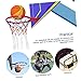 KITANDOVE 2-Piece Basketball Hoop Net Kit Training Basketball Accessories Woven Nylon Net for Parks Campuses Community Courts