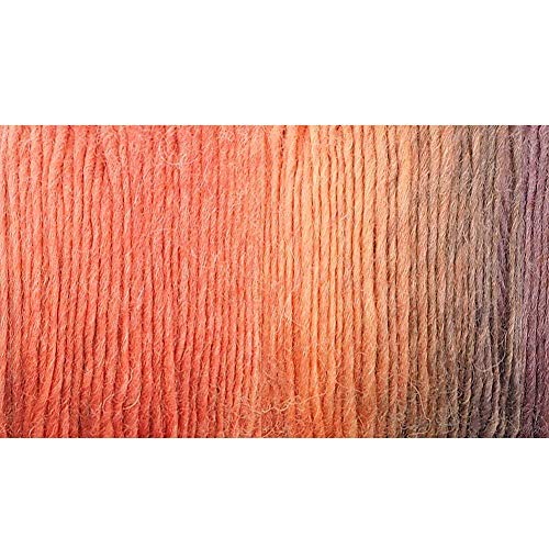 Image of NICEEC 3 Skeins 100% Wool Rainbow Yarn Soft Gradient, Self-Striping, Colorful Single Ply Yarn for Crochet & Knitting - 3#