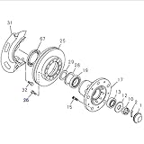Bolt Brake Disc To Hub All For Isuzu NRR NQR NPR 4HK1 5.2L 4JJ13.0L 95-16 Oem