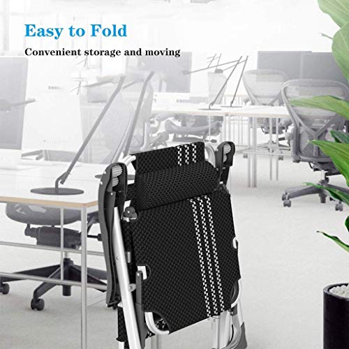 Silla reclinable de jardín plegable e impermeable para terraza 7
