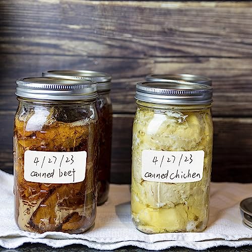 300 etiquetas de congelador removíveis, etiquetas de alimentos de 1 x 5 cm para escrever em adesivos