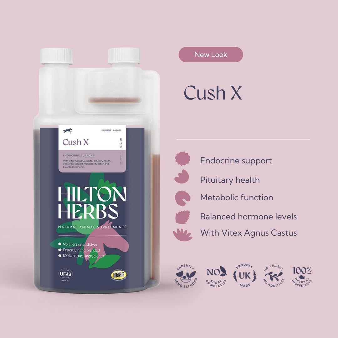 Hilton Herbs CUSH-X Gold 1 L Complément Alimentaire Cheval Syndrôme de Cushing
