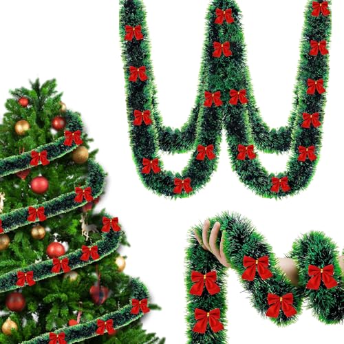 12 M Girlande Weihnachten, Tannengirlande, Weihnachtsdeko Girlande,...