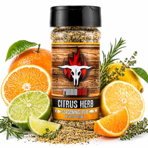 Image of Citrus Herb Seasoning | Premium Citrus Seasoning with Garlic and Herbs for Turkey, Chicken, Fish, Pork and Lamb | No Artificial Flavors, No MSG added | Runnin' Wild Foods, 5.6 ounces