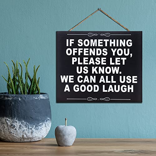 JennyGems-Funny-Signs-If-Something-Offends-You-Hanging-Wooden-Sign-Funny-Gifts-for-Men-Bar-Sign-Mancave-and-Garage-Decor-Made-in-USA JennyGems Funny Signs If Something Offends You Hanging Wooden Sign Funny Gifts for Men Bar Sign Mancave and Garage Decor Made in USA