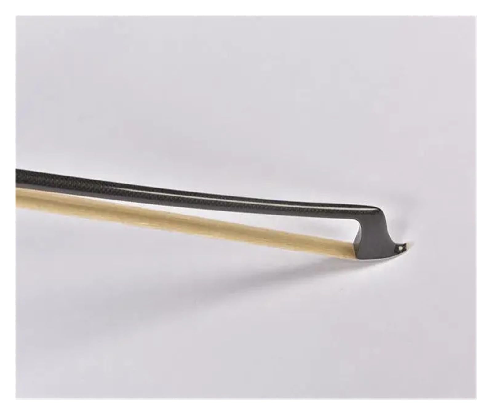 Archet de violoncelle 4/4 en fibre de véritable crin de cheval, grenouille en ébène