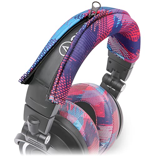Paquete WC PadZ & BandZ - Almohadillas y cubierta para diadema reemplazo para auriculares ATH M50X y serie M miniatura 4