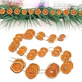 Tirdkid 10ft Dried Orange Garland – Natural...