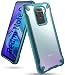 Produktbild Ringke Fusion-X Kompatibel mit Xiaomi Redmi Note 9 Hülle [Turquoise Green] Doppelte Hybrid Schutz vor PC + TPU mit Ketten Loch