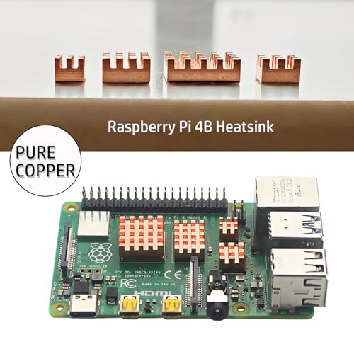Disipador Raspberry Pi 4 B en cobre puro para evitar sobrecalentamiento y caídas de rendimiento 2
