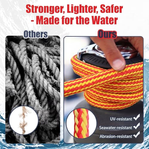 Image of Soulchen 75ft Wakeboard Rope with Handle and Floats