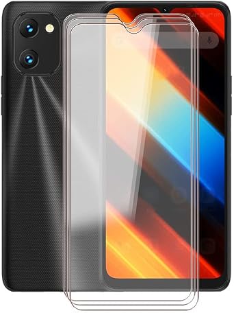 for Umidigi Power 7s Screen Protector Tempered Galss, [3 Pack] High Clear [9H Hardness] [Bubble Free] Screen Tempered Glass Protective Film for Umidigi Power 7s 6.7 Inch.
