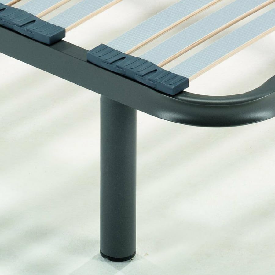 HOGAR24 ES | Somier Multiláminas | Láminas De Haya Antideslizantes | Regulación Lumbar | Incluye Juego de Patas de 32 cm | Medidas: 90x190 cm