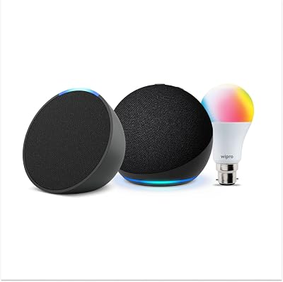 Echo Dot (5th Gen) | Smart speaker with Bigger sound, Motion Detection, Temperature Sensor, A