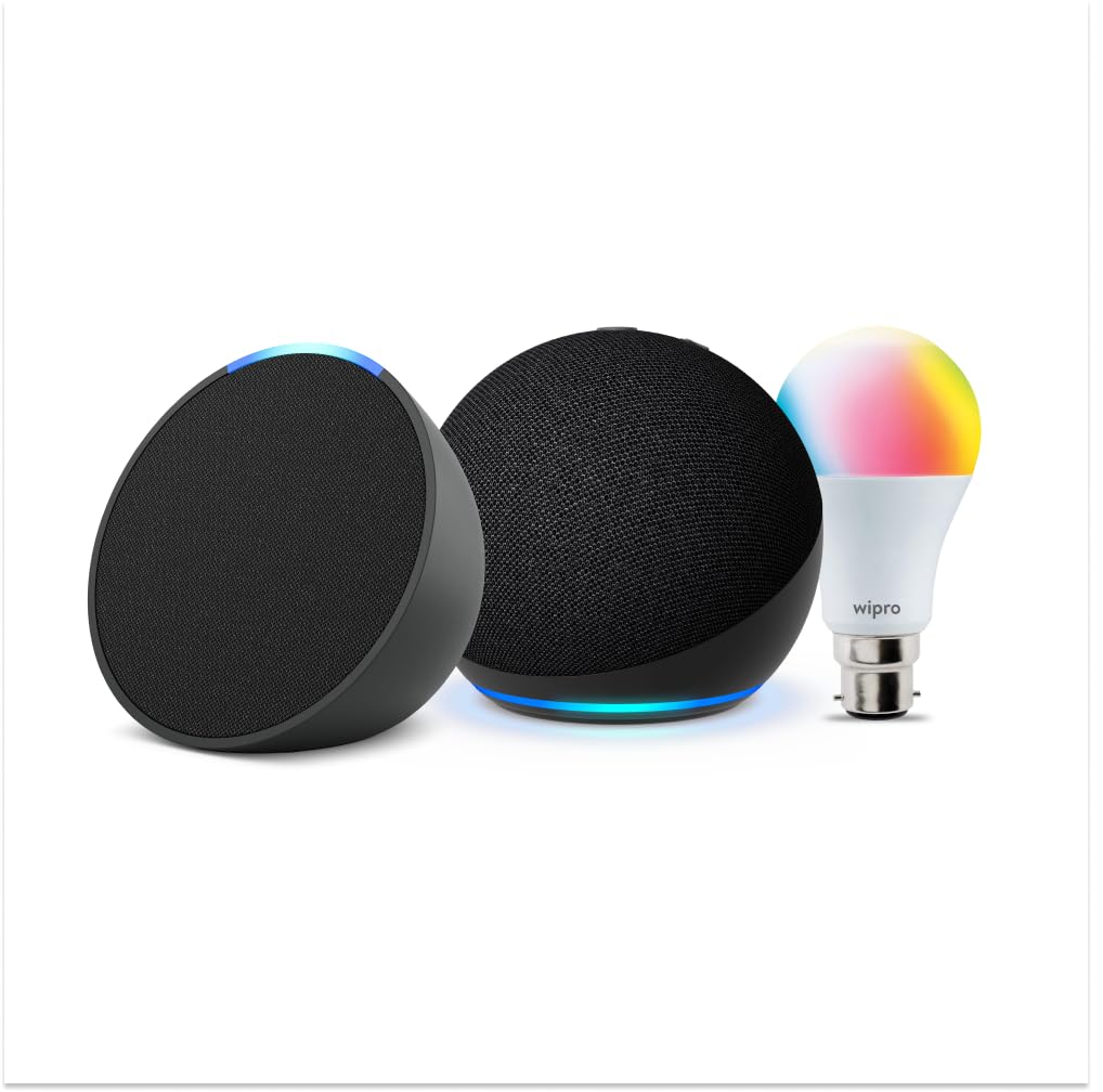 Amazon Echo Dot (5th Gen) | Smart speaker with Bigger sound, Motion Detection, Temperature Sensor, A