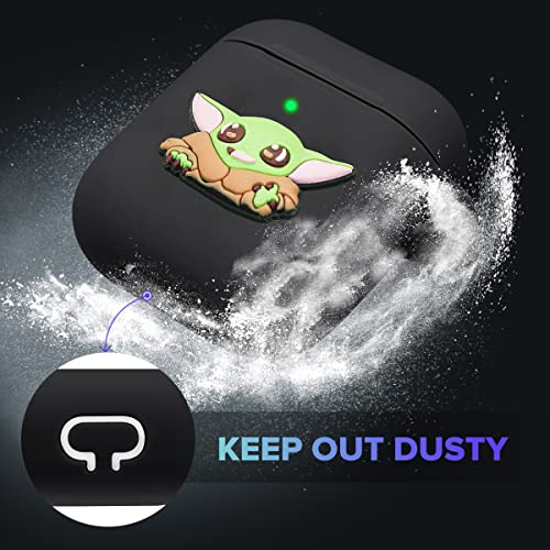 Flocute Silicone Case Compatible With Airpods 1&2 Silicone Cartoon Case With 3D Baby Funny Cute Cover With Keychain Gift For Women Girls Kids For Airpods 1Th 2Th (Monster Baby) #TOP5