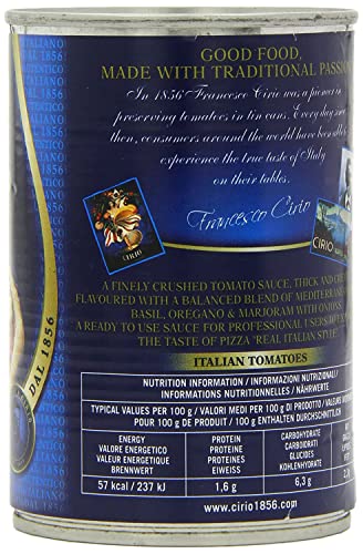 Image of Cirio Pizza Sauce, 14.11 oz ℮ 400 g, 36 Pack