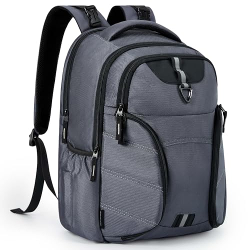 Image of mommore Dad Diaper Bag, Large Laptop Backpack with Insulated Pockets, 1680D Heavy Duty Water Resistant Men Diaper Bag Travel Work with Luggage Sleeve Stroller Straps