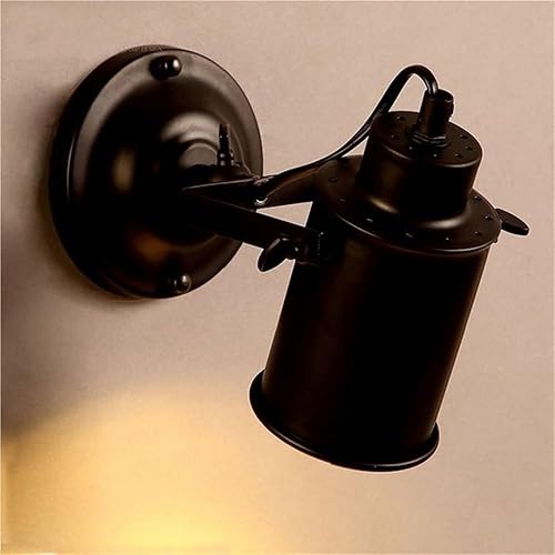 Apliques de pared LED modernos vintage retro metal industrial giratorio lámparas de pared E26E27 base iluminación de pared para restaurante balcón