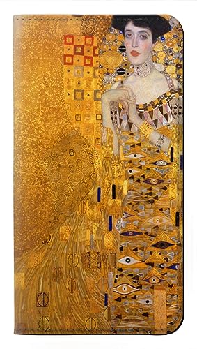 Housse cuir iPhone 17 Pro Max Gustav Klimt étui portefeuille haut de gamme