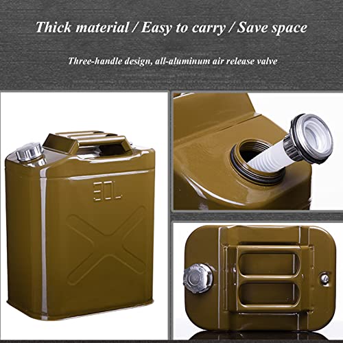 Réservoir de stockage en acier avec bec alliage aluminium
