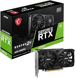 Placa de Vídeo MSI NVIDIA Geforce - RTX 3050, 6GB, DDR6, 96 Bits