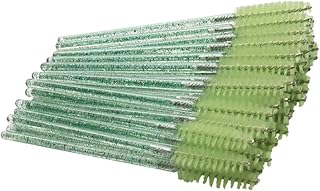 PartyKindom 100pcs Disposable Eyelash Brush M...