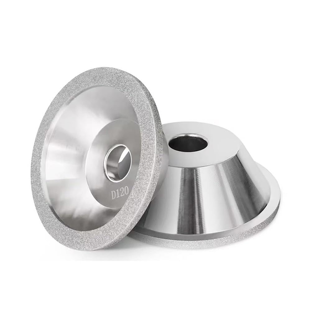 Diamentowa Tarcza Szlifierska 4 Cale 100 Mm Do Stali Wolframowej Stal Stopowa Materiały Magnetyczne Zewnętrzna Okrągła Tarcza Szlifierska (1 Szt.)(Grit 600)