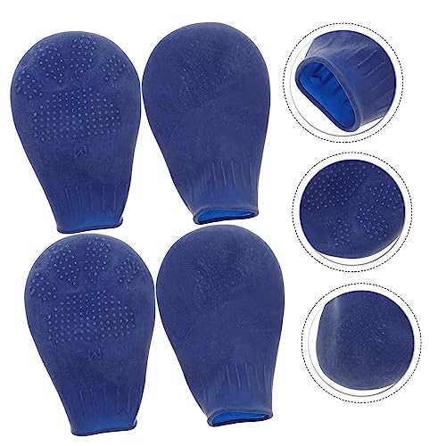 ERINGOGO 4stücke wasserdichte Hundeschuhe rutschfeste Langlebige Pfotenschutz-Schuhe Für Katzen Und Hunde Für Outdoor-aktivitäten Blau