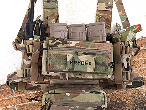 Bolsa de administración KRYDEX MC para chaleco táctico con panel de bucle 5