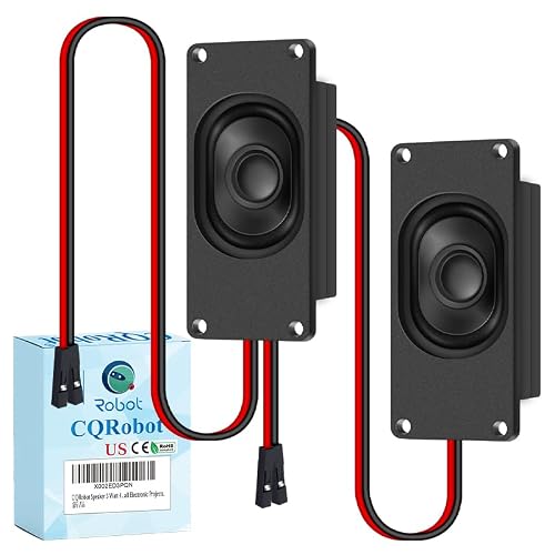 CQRobot-Lautsprecher 4 Ohm 3 Watt für Arduino, 2,54 mm Dupont-Schnittstelle. Es ist ideal für eine Vielzahl Kleiner elektronischer Projekte.
