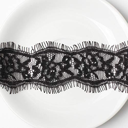 Dainty Black and White Lace Punk Boho Choker Necklaces Minimalist Necklace Chain Jewelry for Women 2 Pcs4