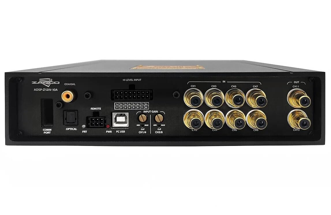 Zapco ADSP-Z12 IV-10A Input and DSP Connections