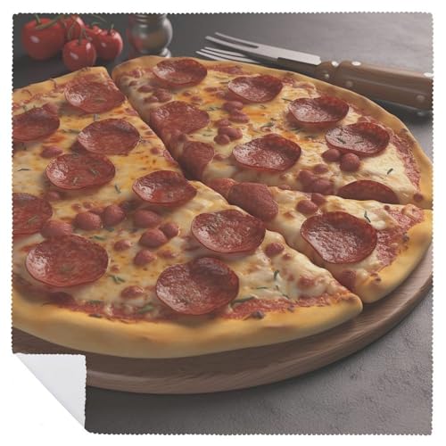 Servilletas de tela cuadradas decorativas 18.7 in 4 piezas miniatura 6