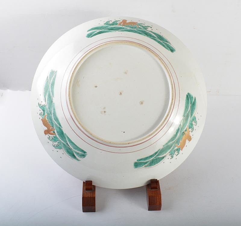 ボヘミアガラス 飾り皿 大皿 直径35cm ボヘミアンガラス ボヘミアン