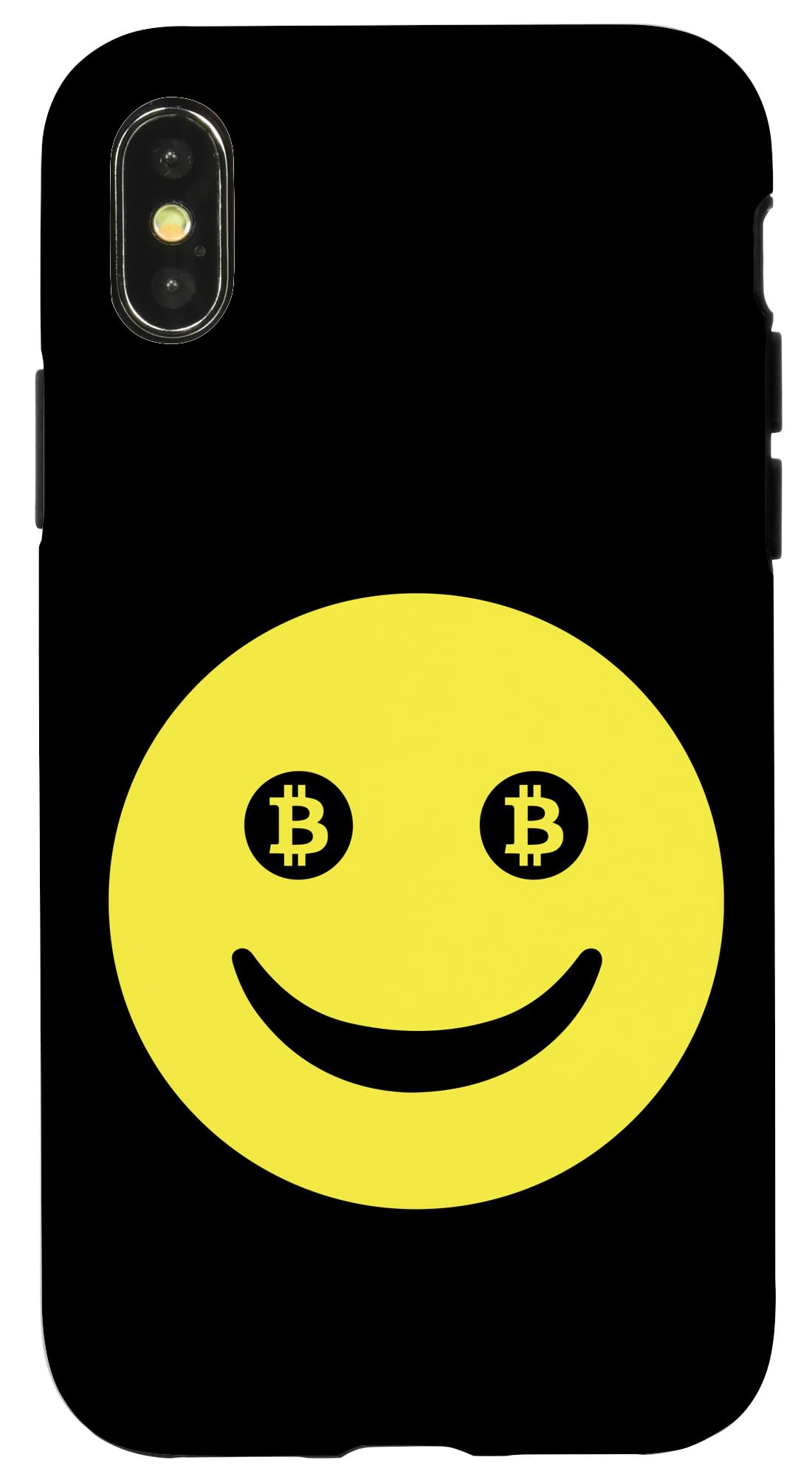 Amazon.com: iPhone X/XS Emoji Bitcoin Eyes Pun Cryptocurrency HODL  Blockchain Humor Case : Cell Phones & Accessories