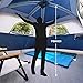 UNP Tents 6 Person Waterproof Windproof Easy Setup,Double Layer Family Camping Tent with 1 Mesh Door & 5 Large Mesh Windows -10'X9'X78in(H) (Dark Blue)