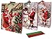 YiYLunneo Christmas Large Gift Bags with Tissue - 10 Pc Set