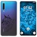 Produktbild PhoneNatic Case kompatibel mit Huawei P30 Silikon-Hülle Floral Katze M2-1