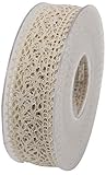 Länge: 15 Meter Spitzenband creme I Breite: 38 mm I Länge: 15 Meter I Häkelspitze