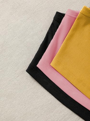 Image of Tops for Women Crop Top for Women's Tank Activewear Tee Sports Western Casual Cotton Camisole Pack of 3 Combo