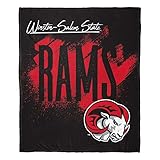 Northwest NCAA Winston-Salem State Rams Silk Touch Throw Blanket, 50' x 60', School Tradition