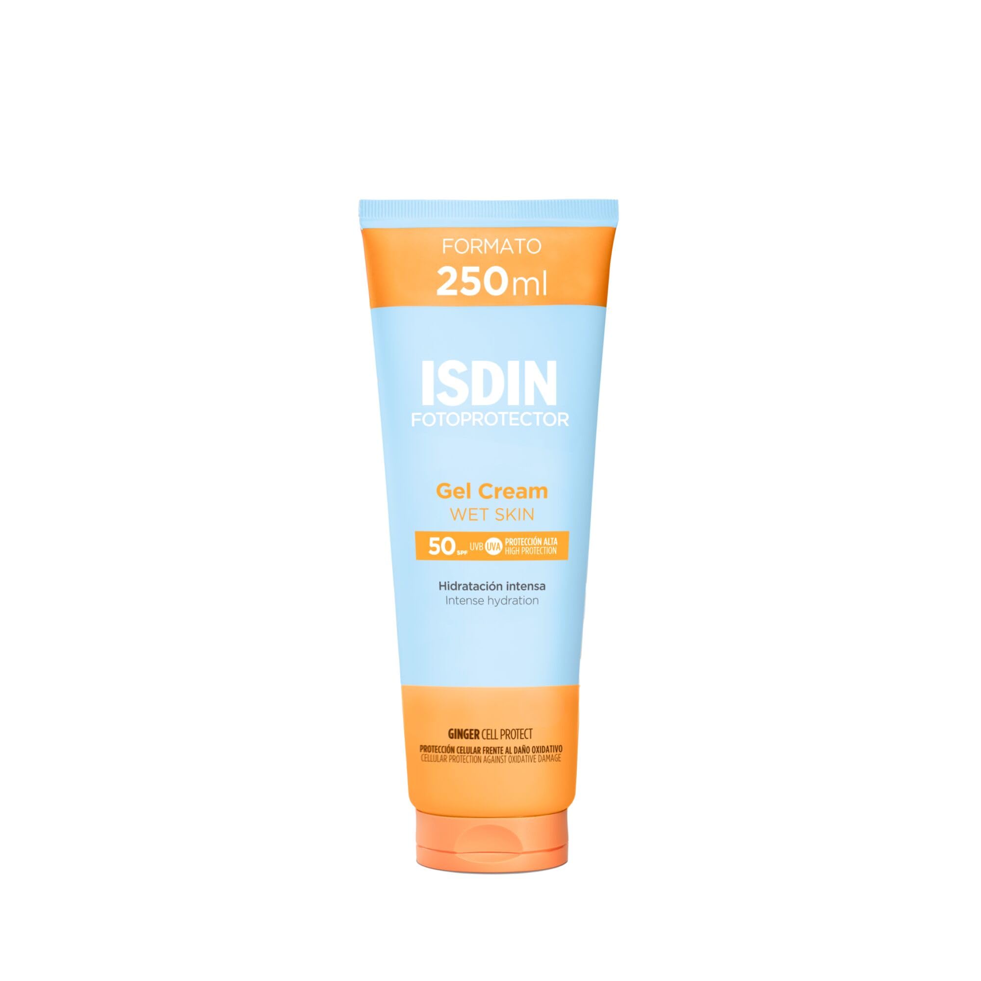 ISDIN Fotoprotector Gel Cream SPF 50, 250 ml Crema Solar Corporal refrescante e hidratante