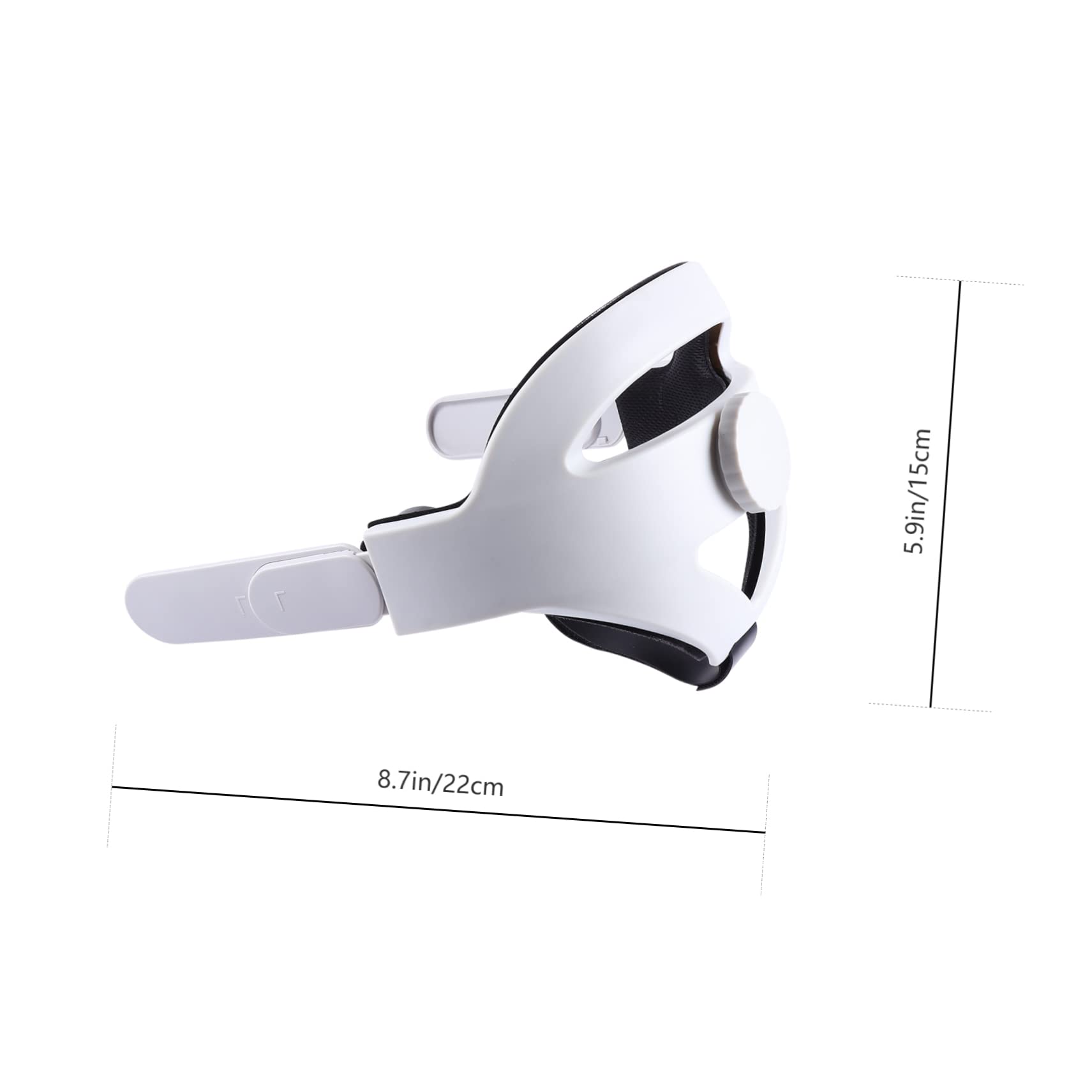 HEMOTON Cinturino per Visore Vr Compatibile con Visori Regolabile Cuscinetto per Testa Cinturino Protettivo Comodo in Materiale Abs di Facile da Installare e Staccare