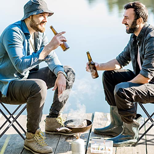 6-Pack-Camping-Stool-13-inch-Portable-Folding-Stool-with-Carry-Bag-Collapsible-Camping-Chair-400-Lbs-Compact-Stool-Seat-for-Camping-Fishing-Hiking-Gardening-Walking-Travelling-Outdoor-Activities