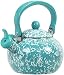 Calypso Basics by Reston Lloyd Whistling Teakettle, 2 quart, Turquoise Marble